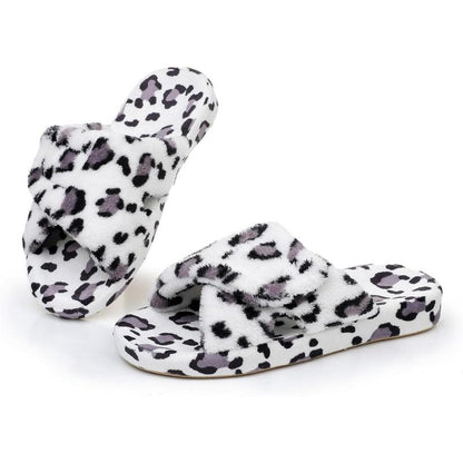 Adjustable Fuzzy Slippers – Relief and Support for Arthritis Feet - Cloud Cushion Slides