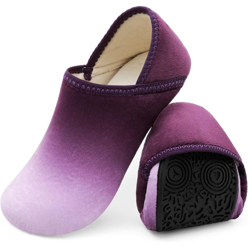 Gradient Design Minimalist House Diabetic Slippers