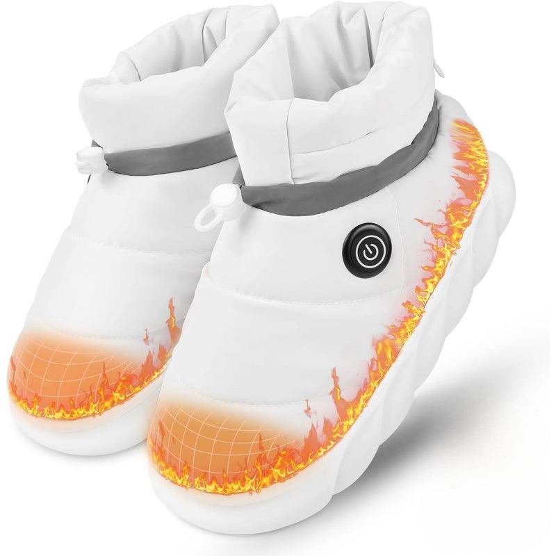 Non-Slip Heated Slippers – Keep Your Feet Warm and Cozy Indoors - Cloud Cushion Slides
