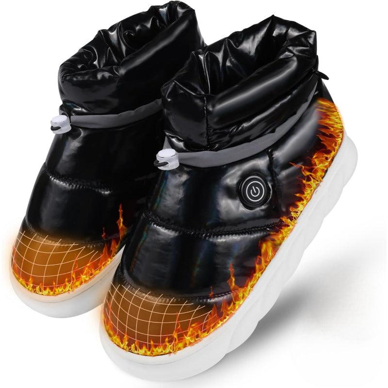 Non-Slip Heated Slippers – Keep Your Feet Warm and Cozy Indoors - Cloud Cushion Slides