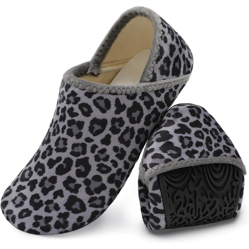 Leopard Print Cozy Slippers – Lightweight Comfort with Slip Ons - Cloud Cushion Slides