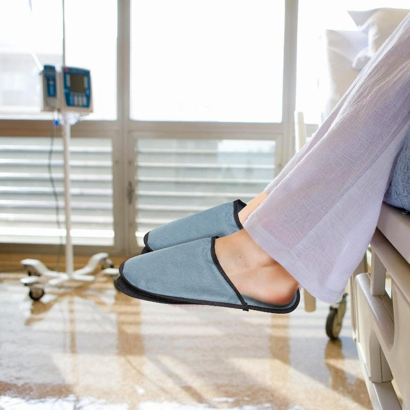 Cotton Gel Infused Slippers – Cooling Relief for Tired Feet - Cloud Cushion Slides