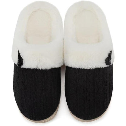 Plush Memory Foam Slippers – Snug Fit and Gentle Cushioning - Cloud Cushion Slides
