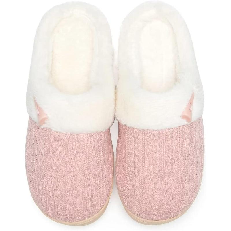 Plush Memory Foam Slippers – Snug Fit and Gentle Cushioning - Cloud Cushion Slides