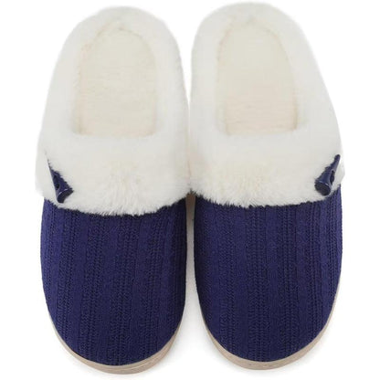 Plush Memory Foam Slippers – Snug Fit and Gentle Cushioning - Cloud Cushion Slides