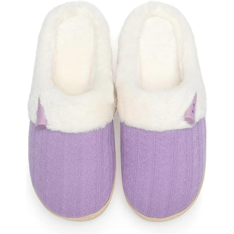 Plush Memory Foam Slippers – Snug Fit and Gentle Cushioning - Cloud Cushion Slides