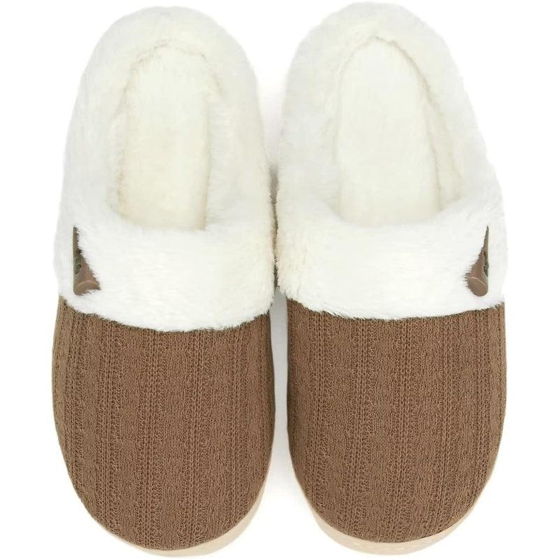 Plush Memory Foam Slippers – Snug Fit and Gentle Cushioning - Cloud Cushion Slides