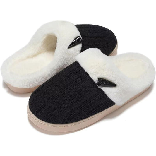 Plush Memory Foam Slippers – Snug Fit and Gentle Cushioning - Cloud Cushion Slides
