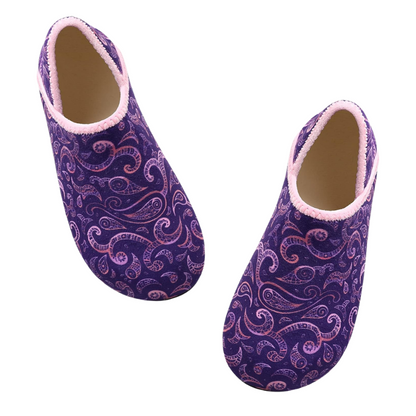 Paisley Printed Pattern Diabetic Slippers