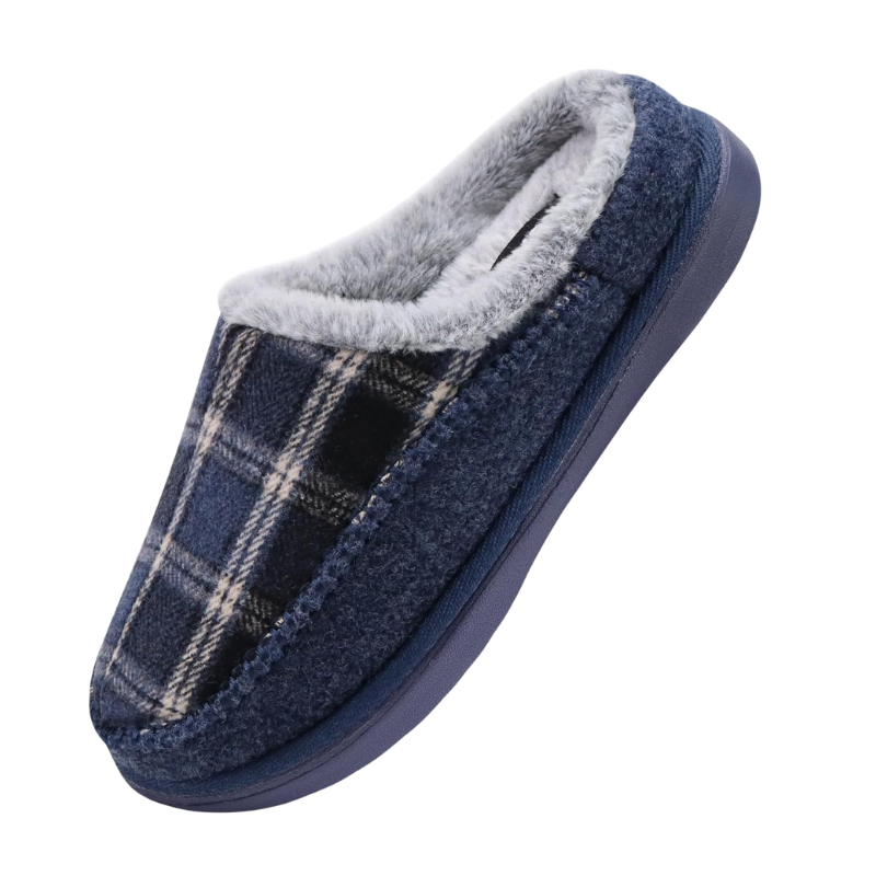 Plaid Pattern Orthopedic Slippers For Home