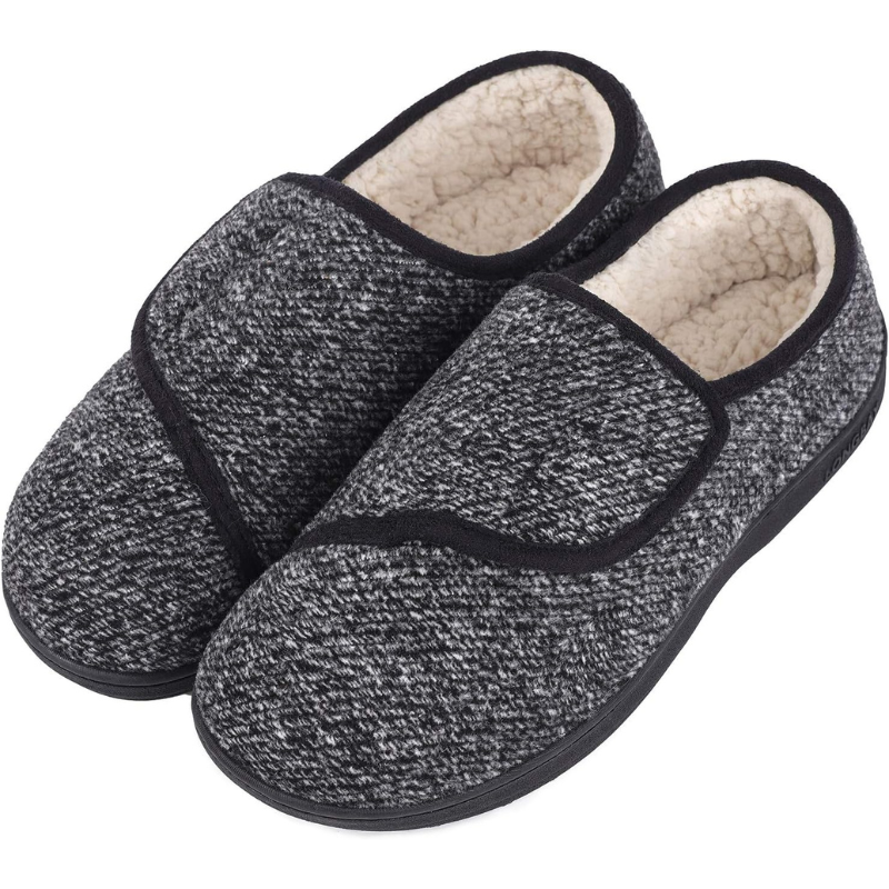 Plush Fleece Memory Foam Diabetic Shoes