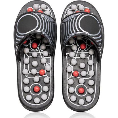 Portable Massaging Slippers – Relaxing Foot Pressure Support - Cloud Cushion Slides