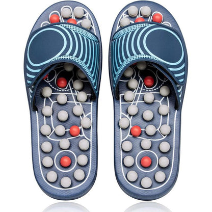 Portable Massaging Slippers – Relaxing Foot Pressure Support - Cloud Cushion Slides