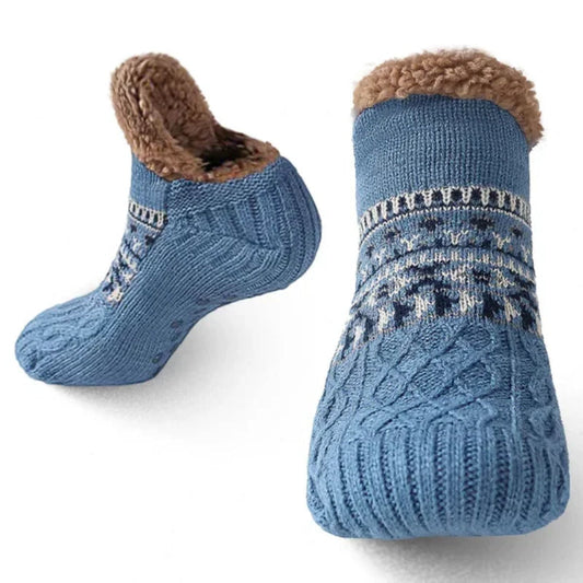 Fleece Lined Winter Knit Socks