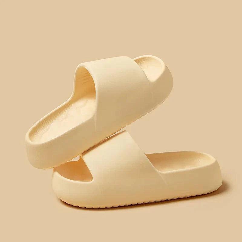 Thick Sole Slides - Arch Support for Enhanced Stability - Cloud Cushion Slides