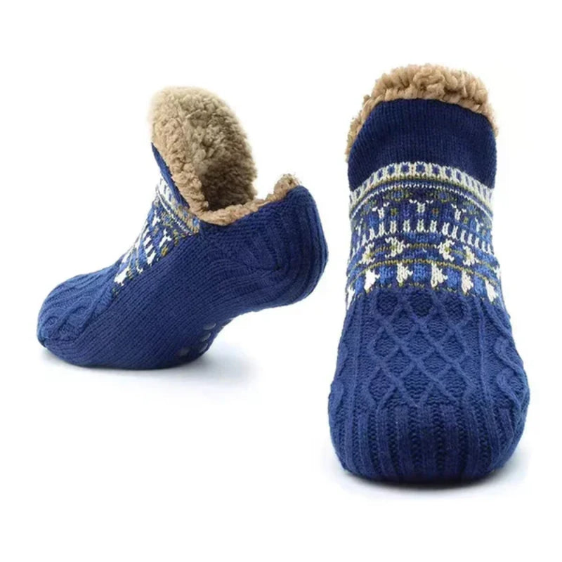 Fleece Lined Winter Knit Socks