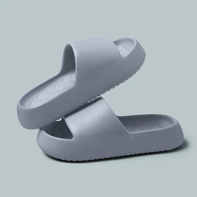 Thick Sole Slides - Arch Support for Enhanced Stability - Cloud Cushion Slides