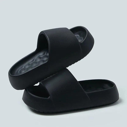 Thick Sole Slides - Arch Support for Enhanced Stability - Cloud Cushion Slides