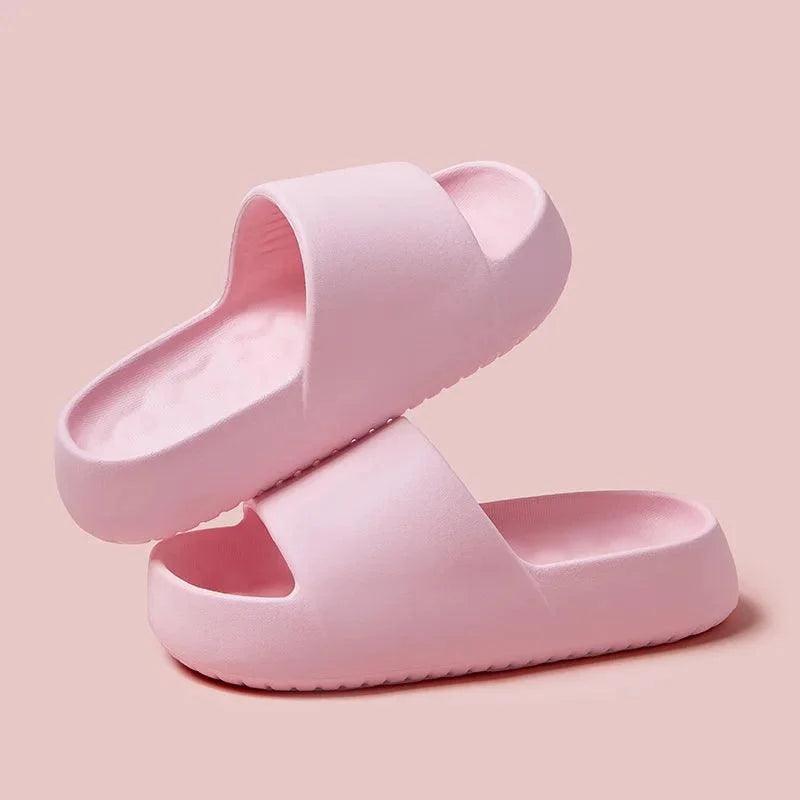 Thick Sole Slides - Arch Support for Enhanced Stability - Cloud Cushion Slides