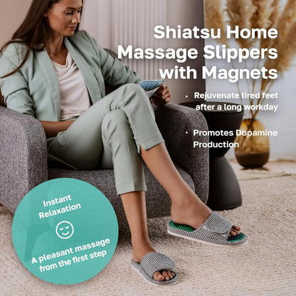 Shiatsu Home Massaging Slippers