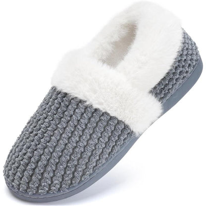 Closed Back Plush Slippers – All Day Comfort and Stability - Cloud Cushion Slides