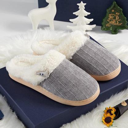 Comfy Memory Plush Slippers – Anti Skid and Cozy Warmth - Cloud Cushion Slides