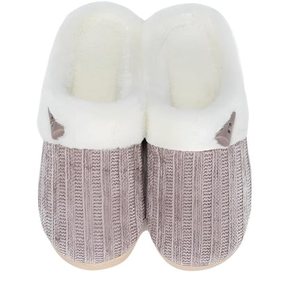 Comfy Memory Foam Plush Anti Skid Slippers