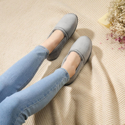 Memory Foam Closed Back Grip Slippers