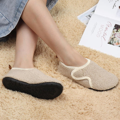 Lightweight Fleece Lined Anti Skid Slippers