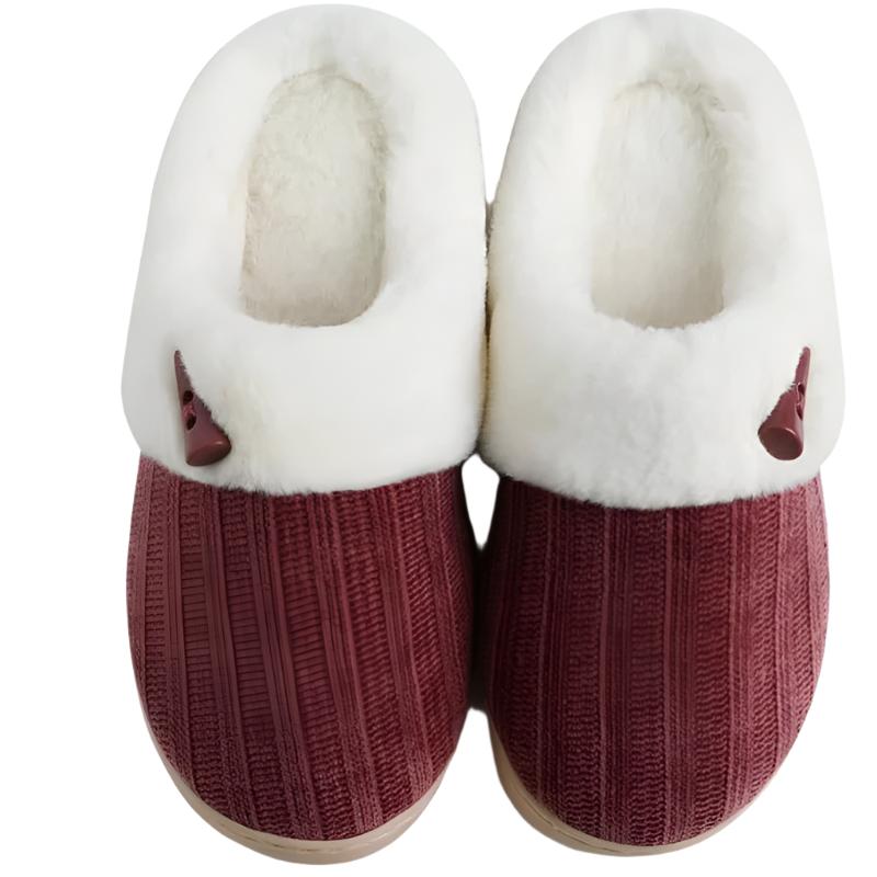 Comfy Memory Foam Plush Anti Skid Slippers