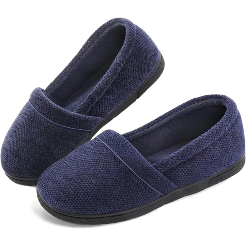 Memory Foam Closed Back Grip Slippers