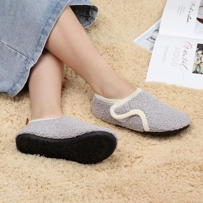 Lightweight Fleece Lined Anti Skid Slippers