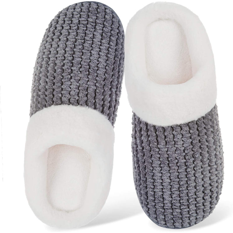 Plush Fleece Lined Anti Skid Slippers