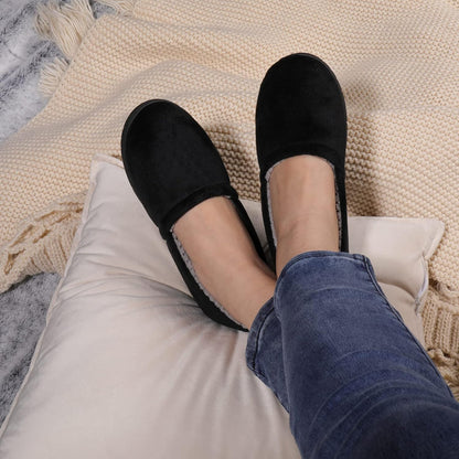 Memory Foam Closed Back Grip Slippers