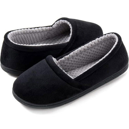 Memory Foam Closed Back Grip Slippers