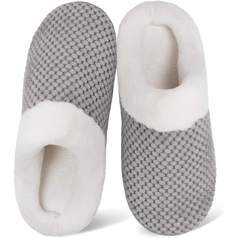 Plush Fleece Lined Anti Skid Slippers