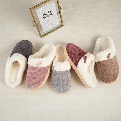 Comfy Memory Foam Plush Anti Skid Slippers