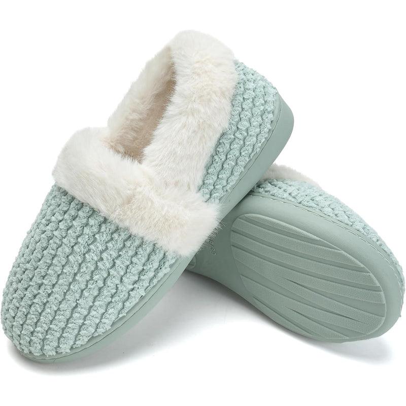 Closed Back Plush Slippers – All Day Comfort and Stability - Cloud Cushion Slides