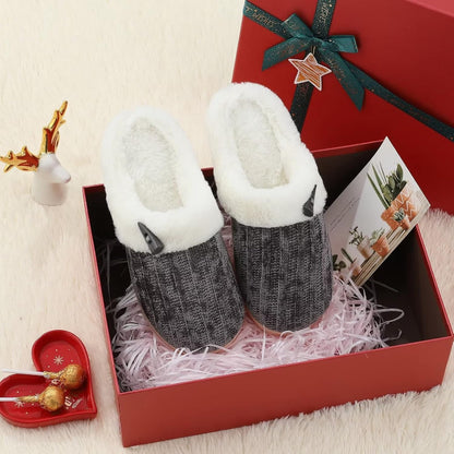 Comfy Memory Foam Plush Anti Skid Slippers