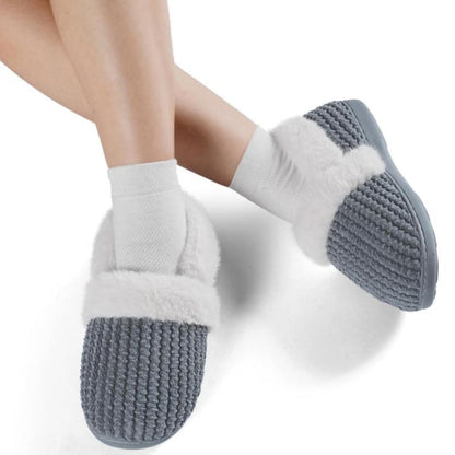 Closed Back Plush Slippers – All Day Comfort and Stability - Cloud Cushion Slides