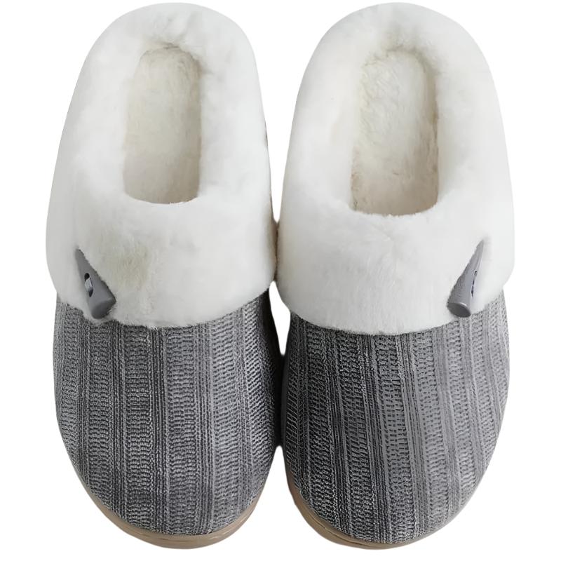 Comfy Memory Plush Slippers – Anti Skid and Cozy Warmth - Cloud Cushion Slides