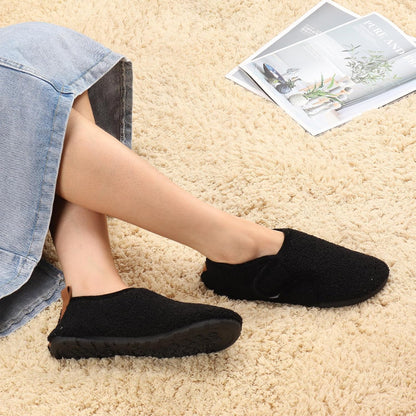 Lightweight Fleece Lined Anti Skid Slippers