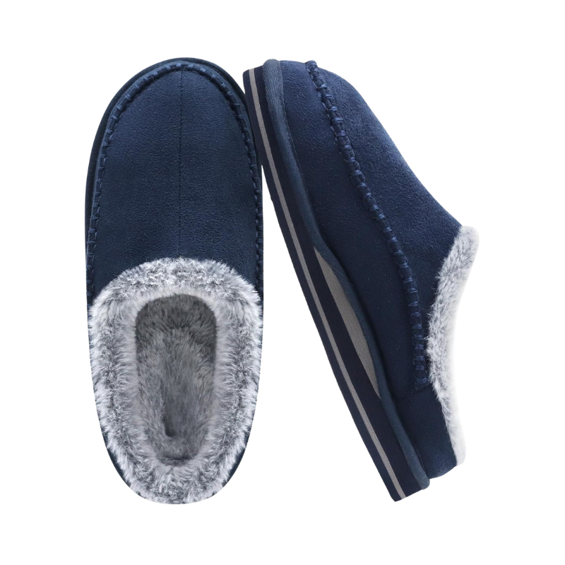 Suede Lined Orthopedic Slippers For Home