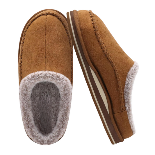 Suede Lined Orthopedic Slippers For Home