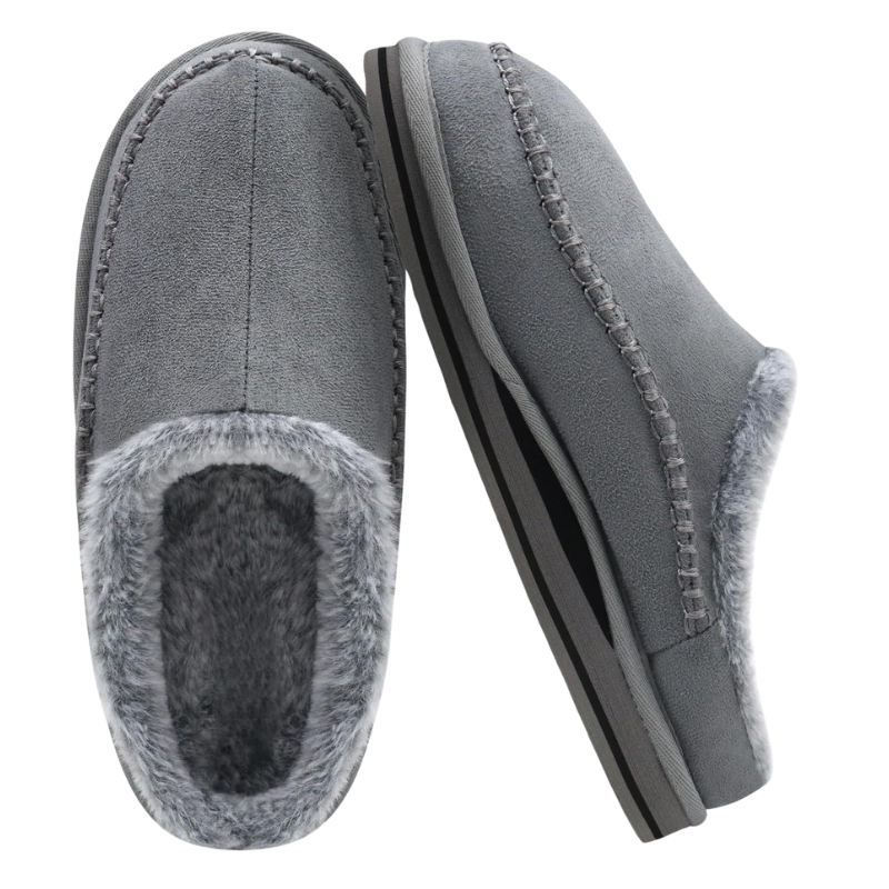 Suede Lined Orthopedic Slippers For Home