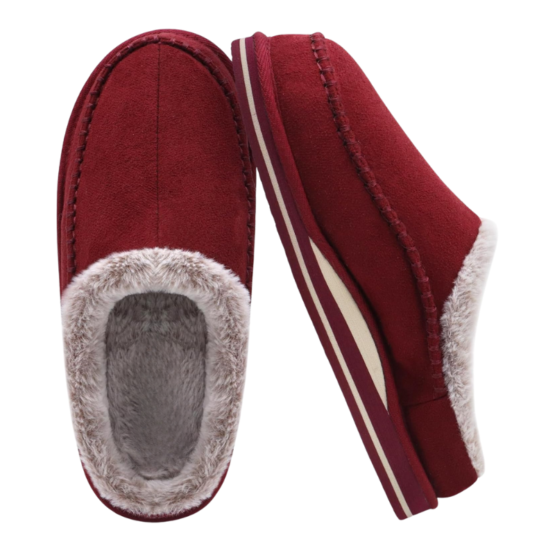 Suede Lined Orthopedic Slippers For Home