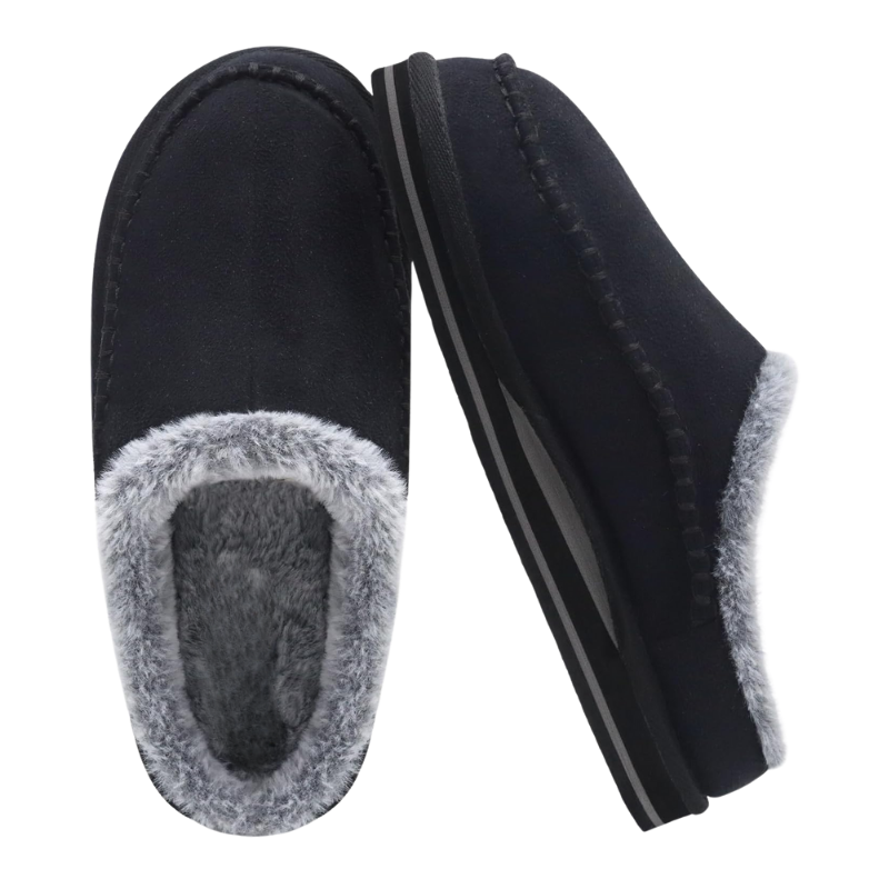 Suede Lined Orthopedic Slippers For Home