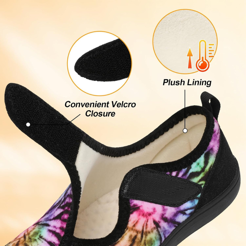 Tie Dye Adjustable Diabetic Shoes