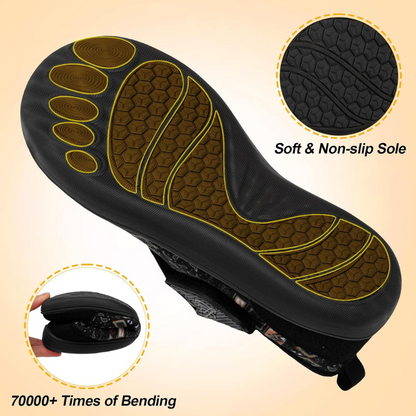 Tribal Print Adjustable Diabetic Slippers