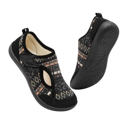 Tribal Pattern Slippers – Stylish Comfort for Everyday Wear - Cloud Cushion Slides